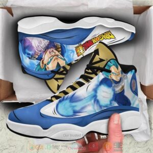 Vegeta Saiyan Blue Dragon Ball Air Jordan 13 Shoes