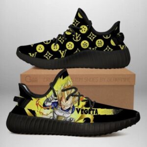 Vegeta Super Saiyan Yeezy Shoes Dragon Ball Shoes Fan Ver 1