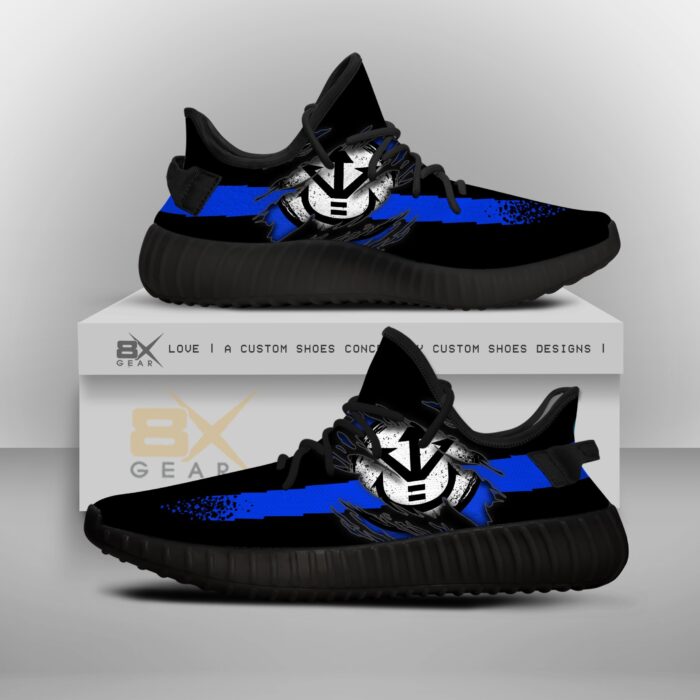 Vegeta Symbol Sneakers DBZ Yeezy Shoes For Dragon Ball Fan T12028