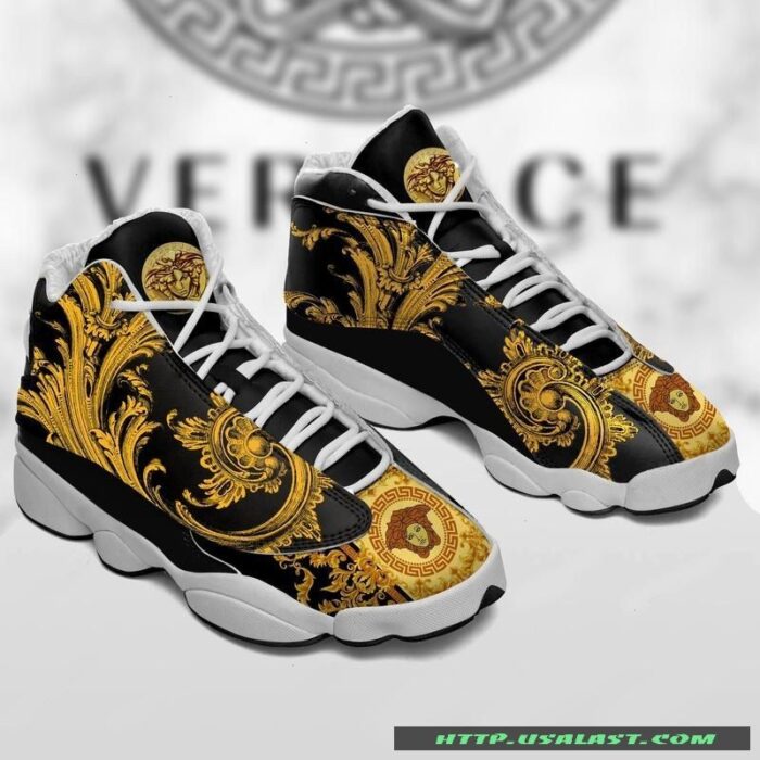 Versace Black Air Jordan 13 Sneaker 2