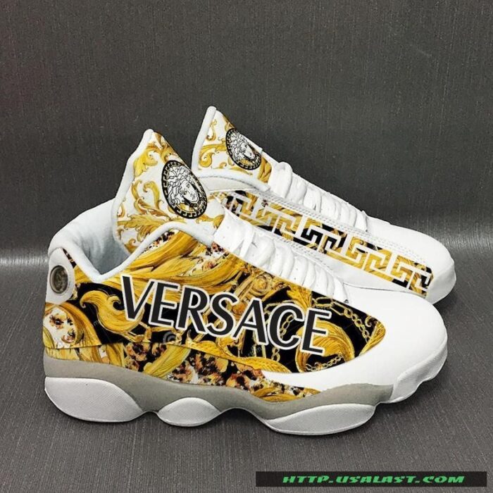 Versace Golden Shoes Air Jordan 13 Sneaker