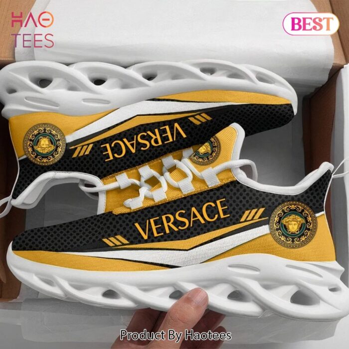 Versace Medusa Yellow Max Soul Shoes Luxury Brand Gifts For Men Women