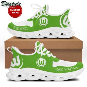 VfL Wolfsburg Custom Name Green Max Soul Shoes