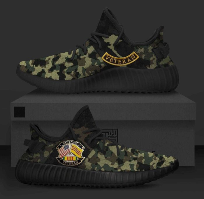 Vietnam Veteran Camo Yeezy Boost Shoes Sport Sneakers Yeezy Shoes