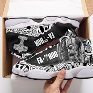 Viking Fathor All Over Printed Air Jordan 13 Sneakers