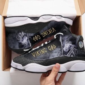 Vikings Odin God All Over Print Air Jordan 13 Sneakers