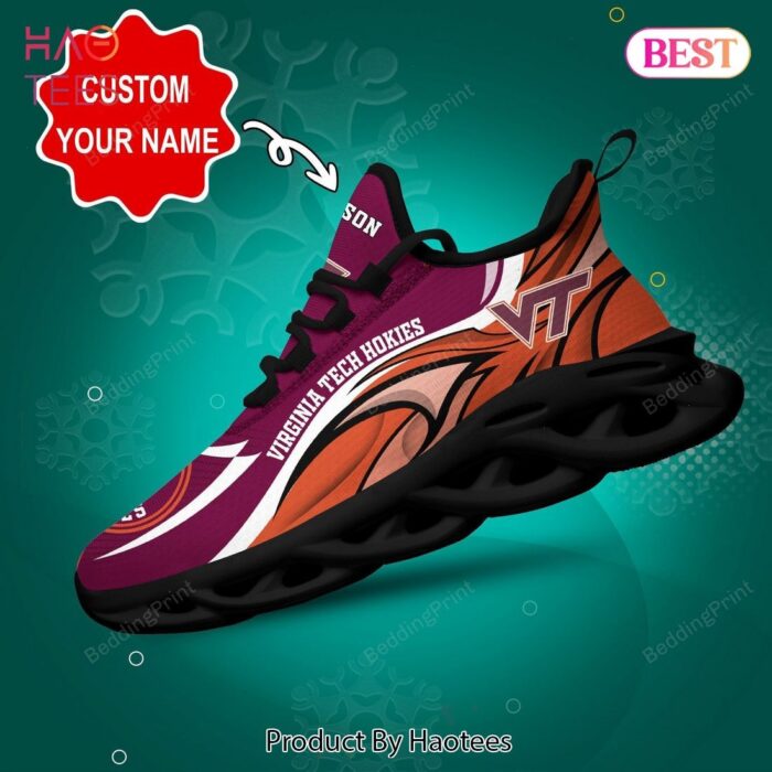 Virginia Tech Hokies NCAA Personalized Max Soul Shoes