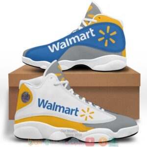 Walmart Logo Bassic Air Jordan 13 Sneaker Shoes