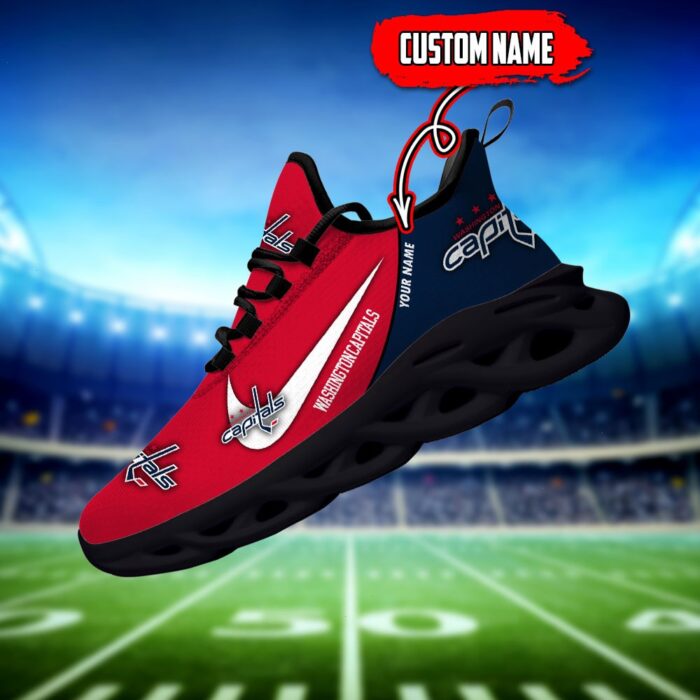 Washington Capitals Custom Name NHL New Max Soul Shoes