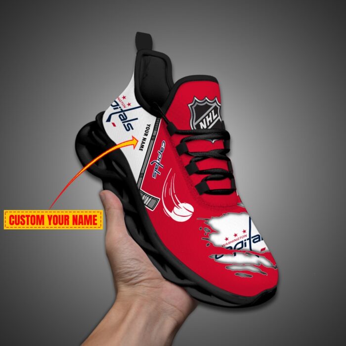 Washington Capitals Personalized NHL Max Soul Shoes Ver 2