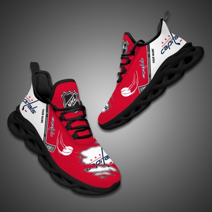 Washington Capitals Personalized NHL Max Soul Shoes Ver 2