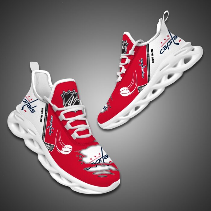 Washington Capitals Personalized NHL Max Soul Shoes Ver 2