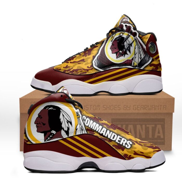 Washington Commanders JD13 Sneakers Custom Shoes