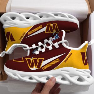 Washington Commanders Personalized Luxury NFL Max Soul Shoes 281122