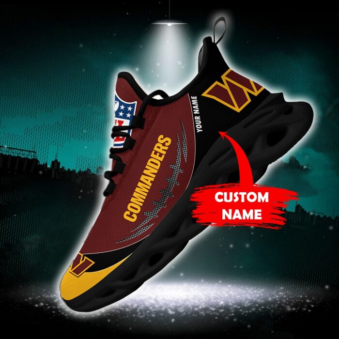 Washington Commanders Personalized NFL Max Soul Shoes