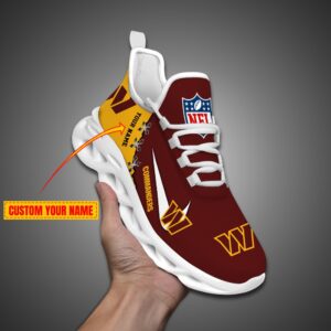 Washington Commanders Personalized NFL Max Soul Shoes Fan Gift