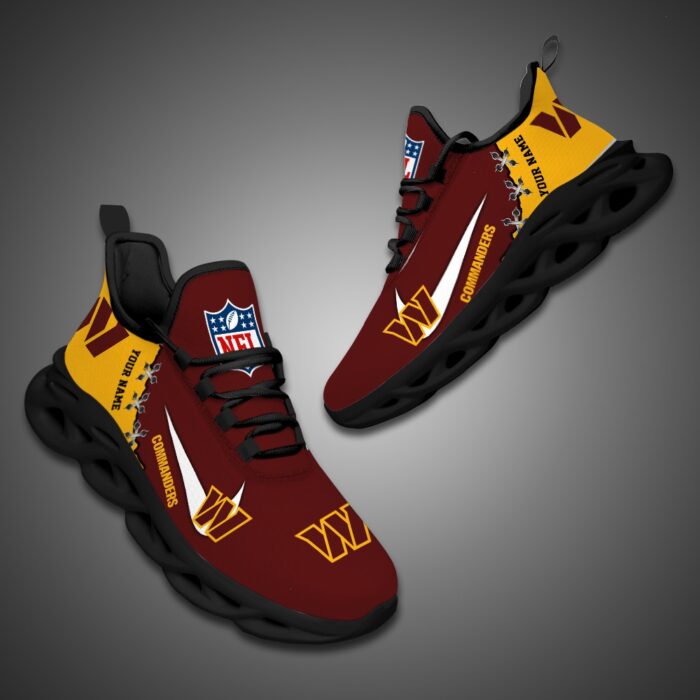 Washington Commanders Personalized NFL Max Soul Shoes Fan Gift