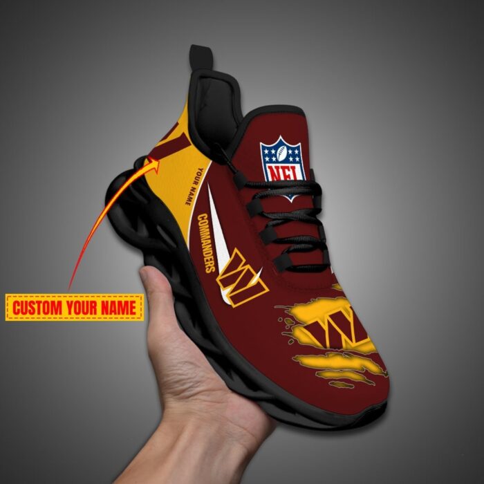 Washington Commanders Personalized NFL Max Soul Shoes for Fan