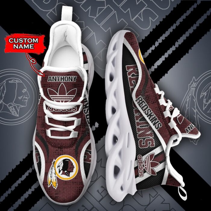 Washington Commanders Personalized NFL Max Soul Sneaker Adidas Ver 1