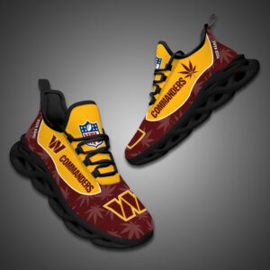 Washington Commanders Personalized Weed Limited Edition Max Soul Shoes