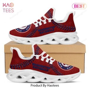 Washington Nationals MLB Baseball Teams Red Color Max Soul Shoes