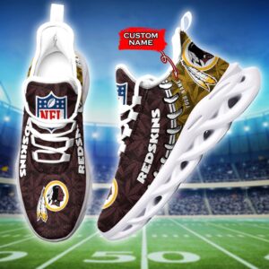 Washington Redskins Personalized Max Soul Shoes for Fan