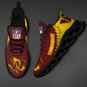 Washington Redskins Personalized NFL Max Soul Shoes