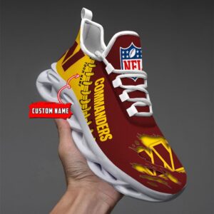 Washington Redskins Personalized NFL Max Soul Shoes