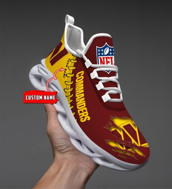 Washington Redskins Personalized NFL Max Soul Shoes