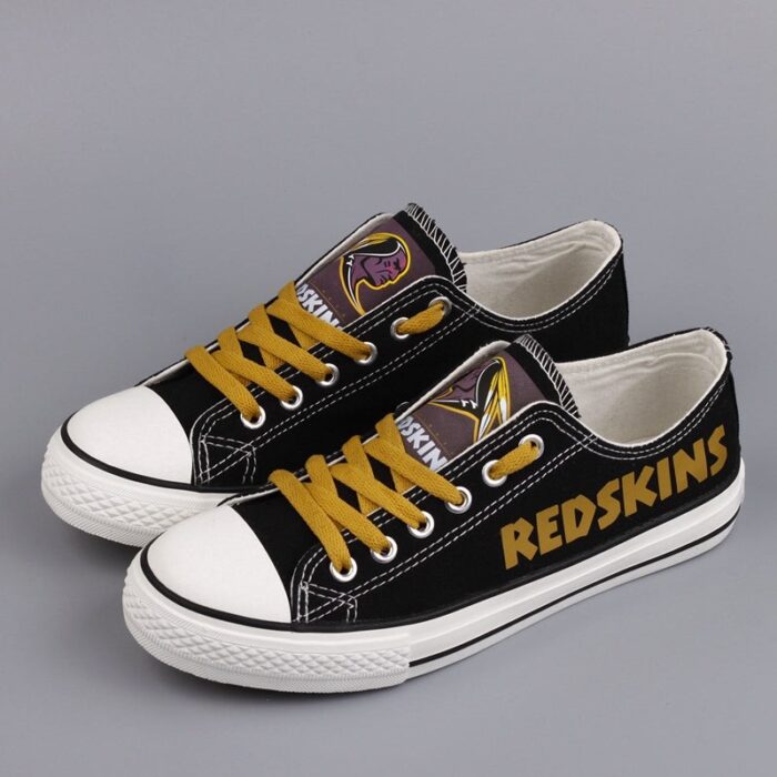 Washington Redskins Women's Shoes Low Top Canvas Shoes