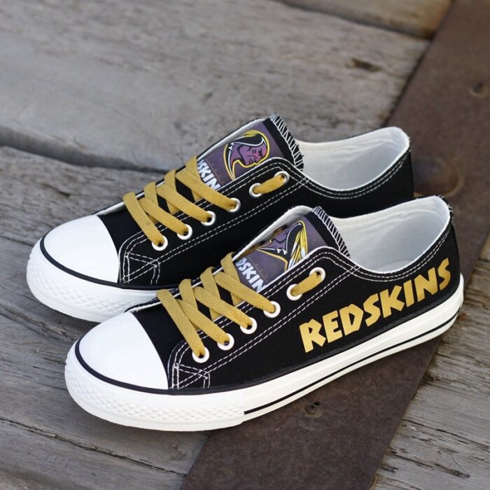 Washington Redskins Women's Shoes Low Top Canvas Shoes