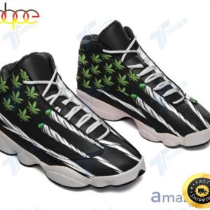 Weed Cannabis Flag Air Jordan 13 Sneakers Shoes