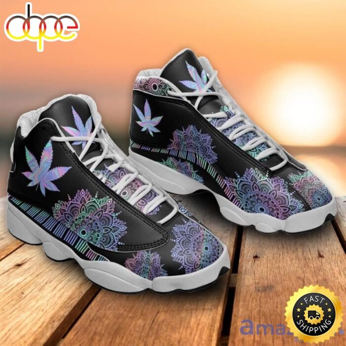 Weed Mandala Air Jordan 13 Sneakers Shoes