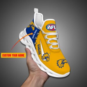 West Coast Eagles Personalized AFL Max Soul Shoes