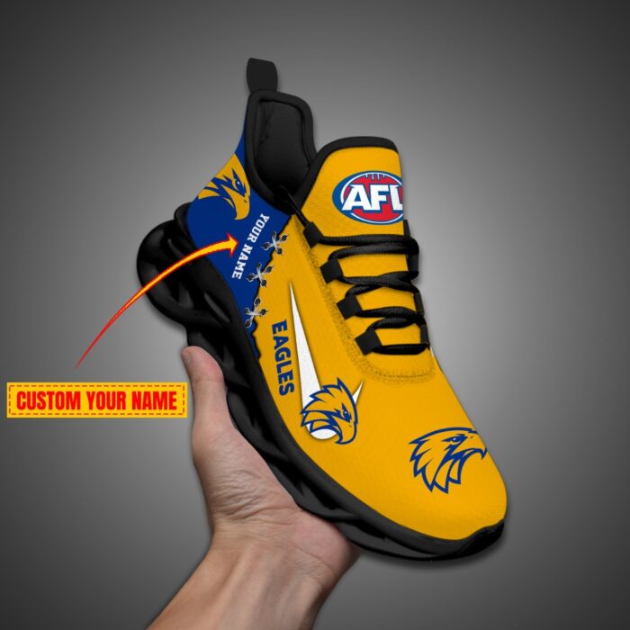 West Coast Eagles Personalized AFL Max Soul Shoes