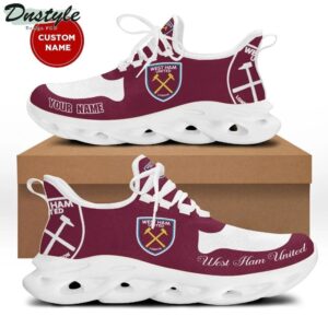 West Ham United FC Custom Name Red Max Soul Shoes