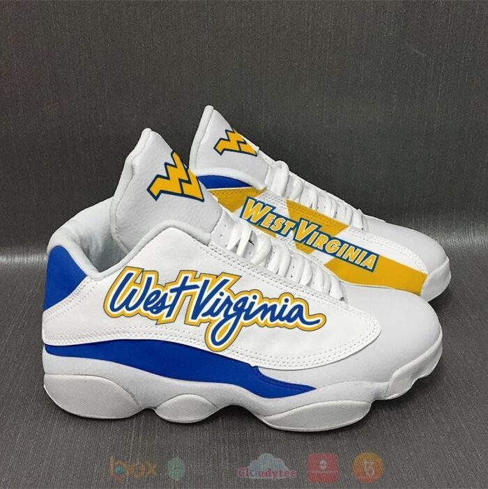 West Virginia Air Jordan 13 Shoes