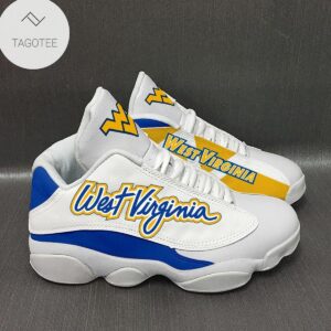 West Virginia Mountaineers Sneakers Air Jordan 13 Shoes