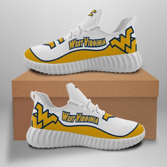 West Virginia Mountaineers Unisex Sneakers New Sneakers Custom Shoes Football Yeezy Boost