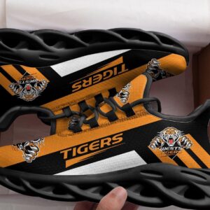 Wests Tigers Black Shoes Max Soul