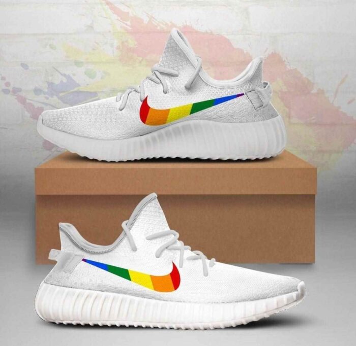 White Lgbt Yeezy Boost Shoes Sport Sneakers Yeezy Shoes