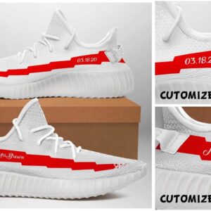 White Red Special Style Yeezy Boost Shoes Sport Sneakers Yeezy Shoes