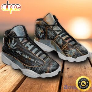 Widolmee Native Weed Pattern Air Jordan 13 Sneakers Shoes