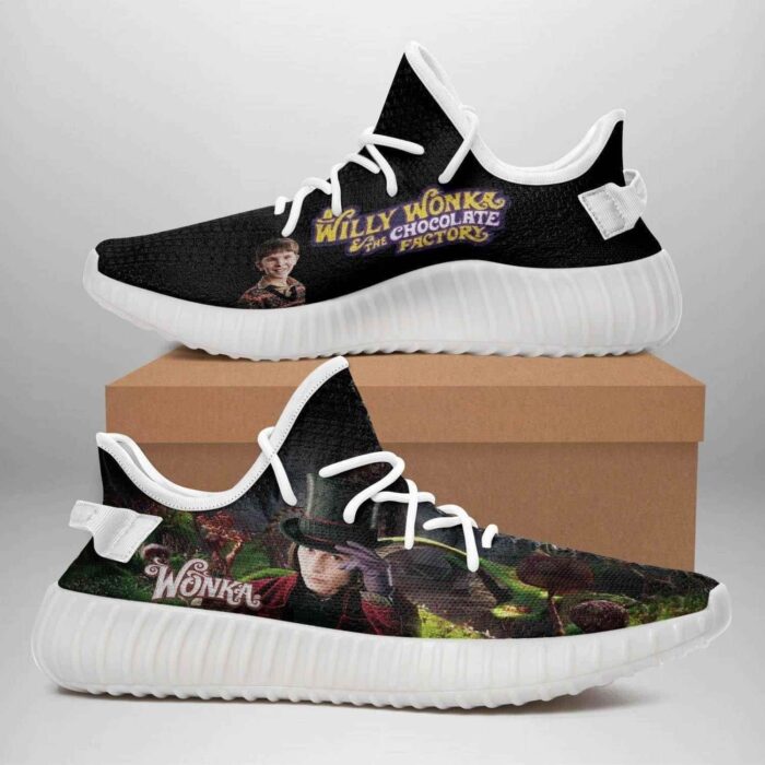 Willy Wonka The Chocolate Factory Yeezy Boost Shoes Sport Sneakers Yeezy Shoes