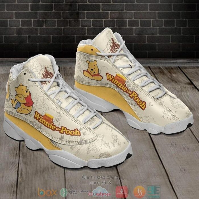 Winnie The Pooh Design Ver9 Air Jordan 13 Sneaker Shoes