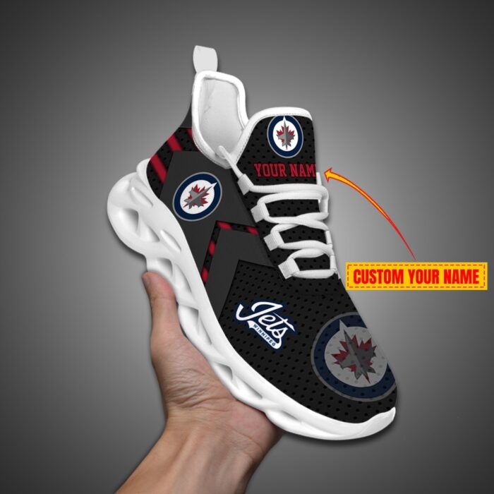 Winnipeg Jets Personalized NHL Luxury Max Soul Shoes