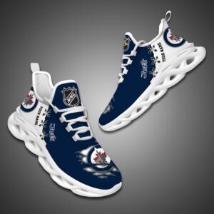 Winnipeg Jets Personalized NHL Max Soul Shoes