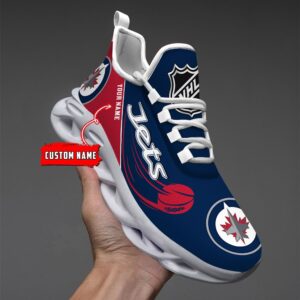 Winnipeg Jets Personalized NHL New Max Soul Shoes