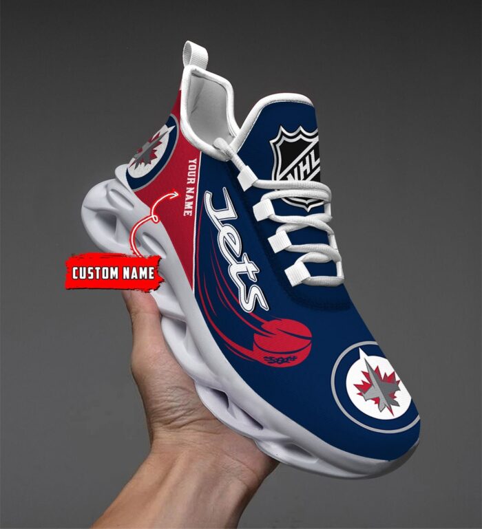 Winnipeg Jets Personalized NHL New Max Soul Shoes