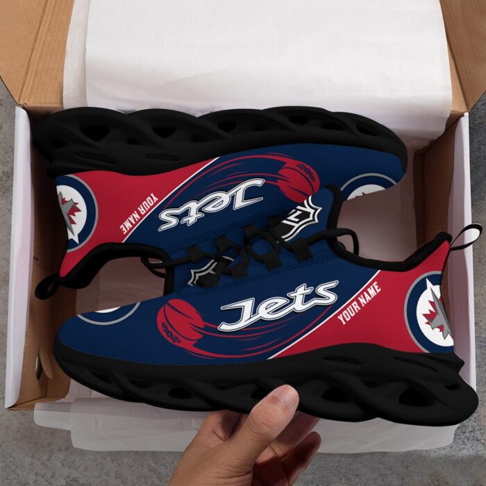 Winnipeg Jets Personalized NHL New Max Soul Shoes